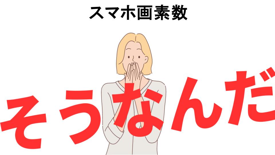 意味ないと思う人におすすめ！スマホ画素数の代わり